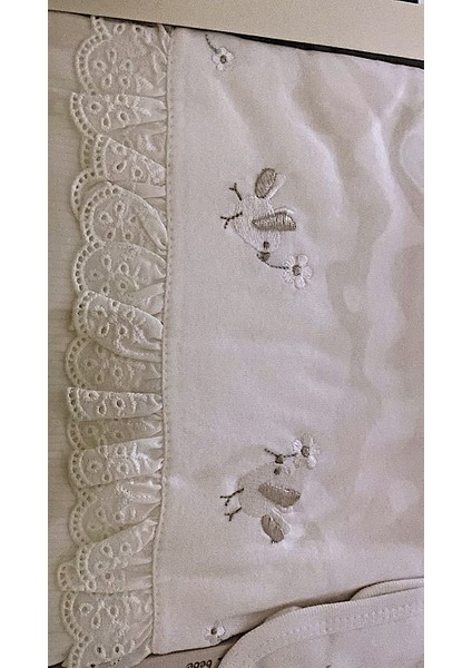 Kız Bebek Gaye Organik 0-3 Ay Simli Kuş Nakışlı 10 Lu Hastane Çıkış Zıbın Seti fiyatları