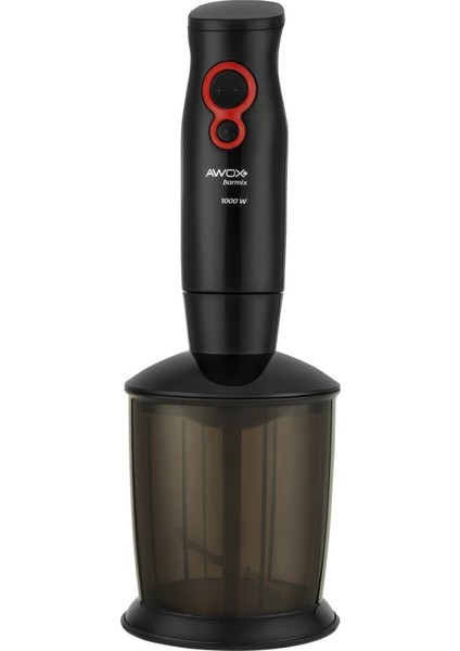 3'lü 1000W Çıkabilir Çelik Uçlu Blender Seti, Şık Siyah Renkli. indirimleri