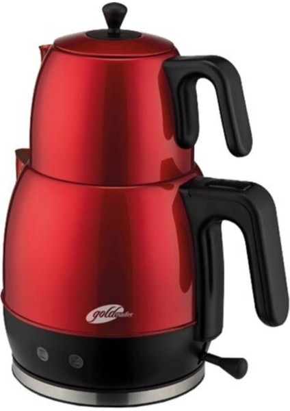 Kırmızı Otomatik Çay Makinesi, Pratik ve Şık Tasarım