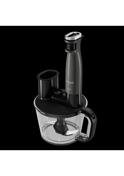 El Blender Seti Gri Beyaz, Çok Amaçlı ve Kullanışlı Mutfak Aleti