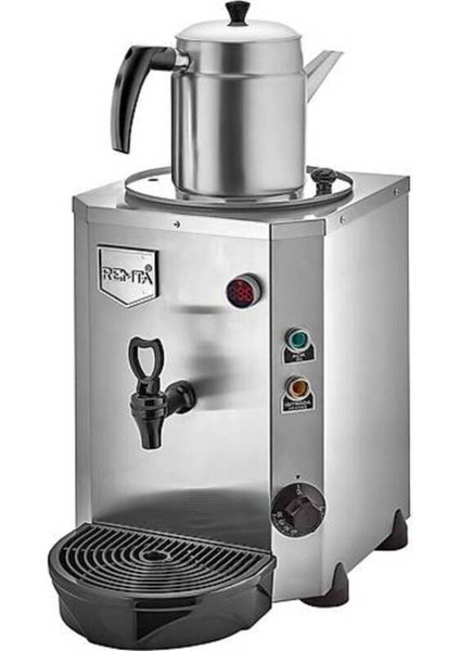 Gri Renkli Jumbo Tek Demlikli Çay Makinesi, Şık ve Kullanışlı Tasarım