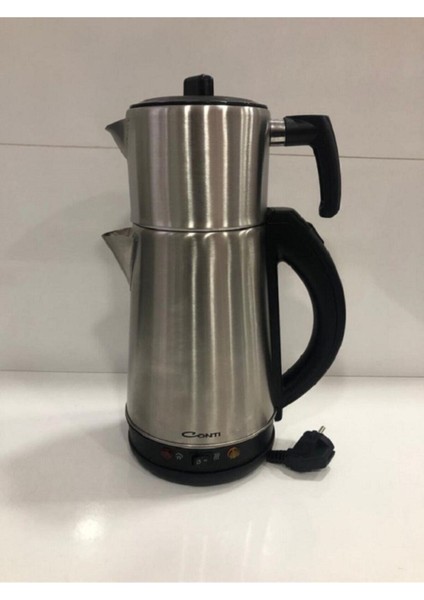 Siyah Çay Makinesi, Hızlı Demleme, Pratik Kullanım, Şık Tasarım