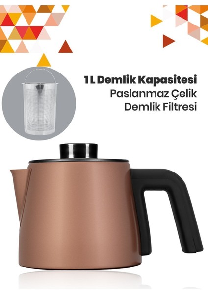 Paslanmaz Çelik Çay ve Su Isıtıcı, 2200W, Şık ve Dayanıklı Tasarım fiyatları