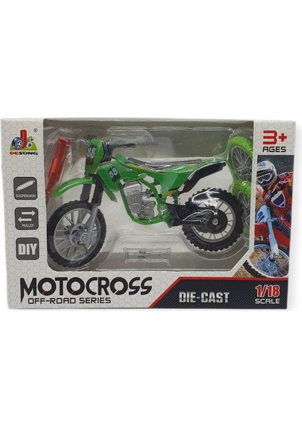 1:18 Ölçekli Model Motosiklet - DS928 - Yeşil (Lisinya) modelleri