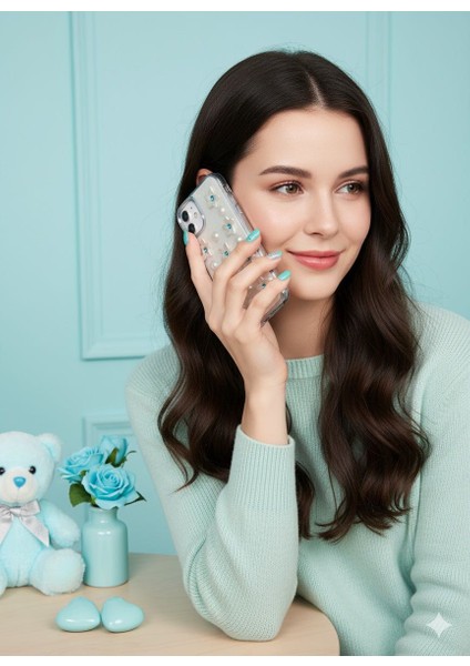 Iphone 11 Uyumlu 3D Kabartmalı Amazon Zambağı ve Inci Süslemeli Kılıf fiyatları