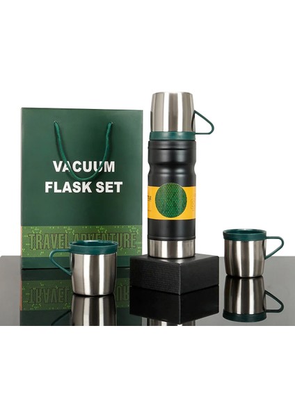 SN-22234 Paslanmaz Çelik 680 ml Vakumlu Termos