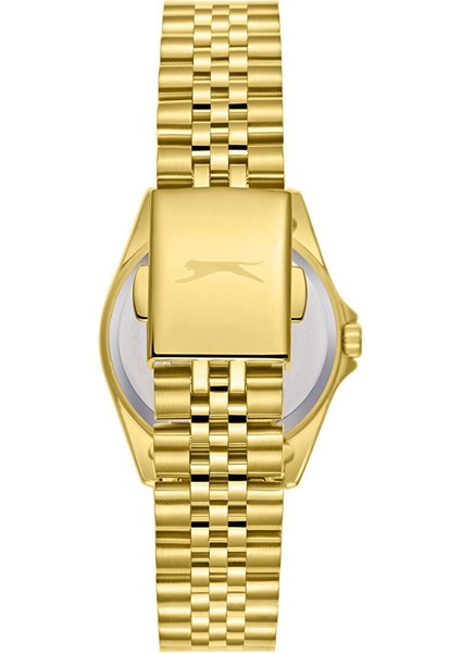 SL.09.2472.3.03 Kadın Kol Saati | 32 mm Altın Sarısı Çelik & Takvimli Zarif Tasarım fırsatları