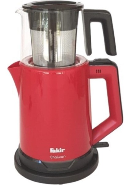 Kırmızı Elektrikli Çay Makinesi, Pratik ve Şık Tasarım, Hızlı Demleme Keyfi