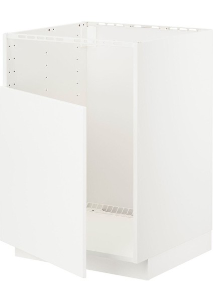 Eviye Dolabı, Veddınge Beyaz, 60X60 Cm, 1 Kapaklı