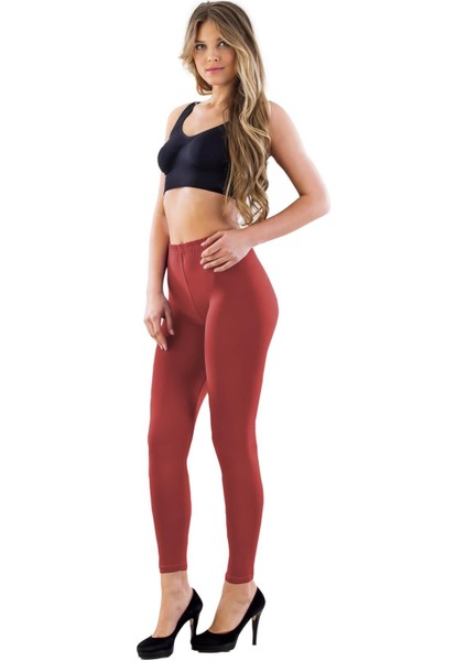 Kırmızı 7000 Full Ligralı Uzun Tayt