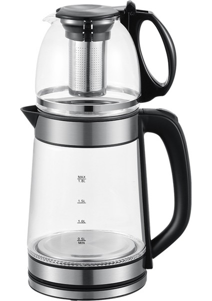 Hızlı Çay Makinesi, Siyah, Pratik ve Şık Tasarım