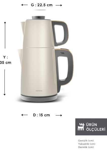 Şık ve Fonksiyonel 2'li Çelik Çay Makinesi, Modern Tasarım ve Kullanım Kolaylığı fiyatları