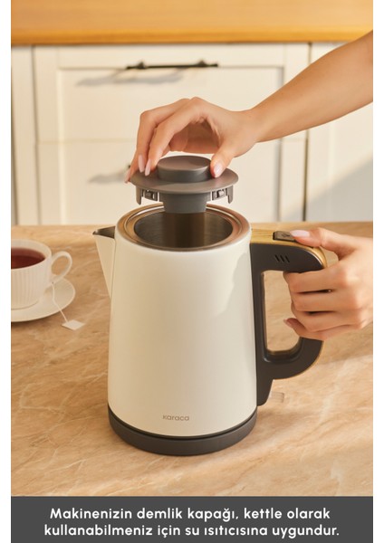 Şık ve Fonksiyonel 2'li Çelik Çay Makinesi, Modern Tasarım ve Kullanım Kolaylığı