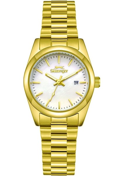 SL.09.2473.3.02 Kadın Kol Saati | Altın Renkli 28 mm Şıklık ve Inci Kadran Zarafeti indirimleri