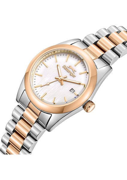 SL.09.2473.3.04 Kadın Kol Saati | Rose Gold & Gümüş Şıklığıyla 28 mm Zarafet