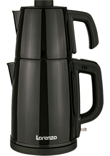 Dijital Çay Makinesi, Mat Siyah, Kolay Kullanım, Hızlı Demleme, Modern Tasarım