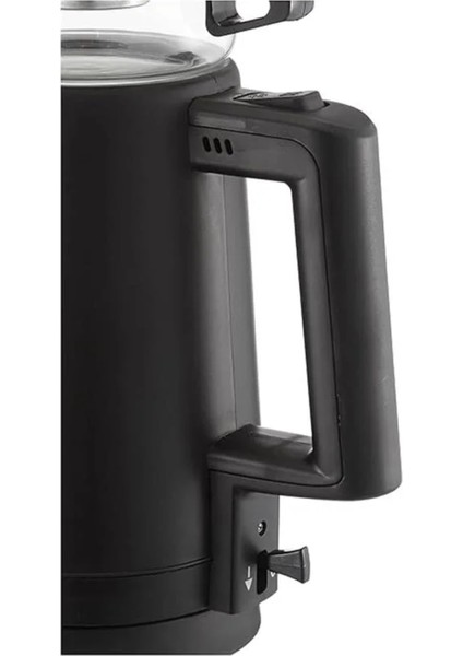 KTM-2907 Çay Makinesi, 1.8 L Kettle ve 0.9 L Demlik, Siyah, Çok Renkli modelleri