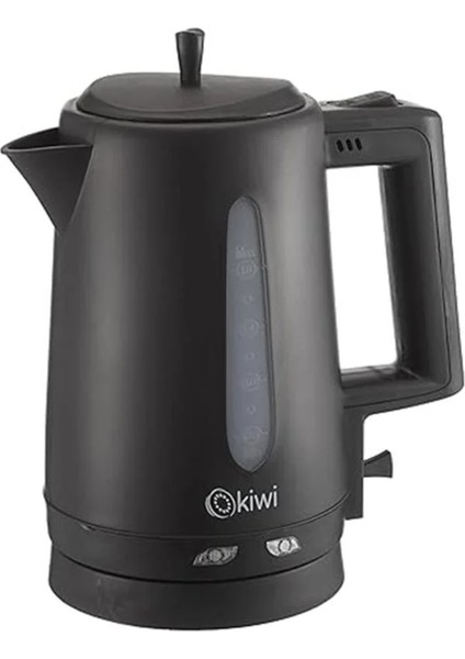 KTM-2907 Çay Makinesi, 1.8 L Kettle ve 0.9 L Demlik, Siyah, Çok Renkli