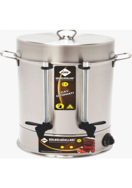 Paslanmaz Çay Otomatı 14L 160 Bardak, Şık ve Pratik Otomat