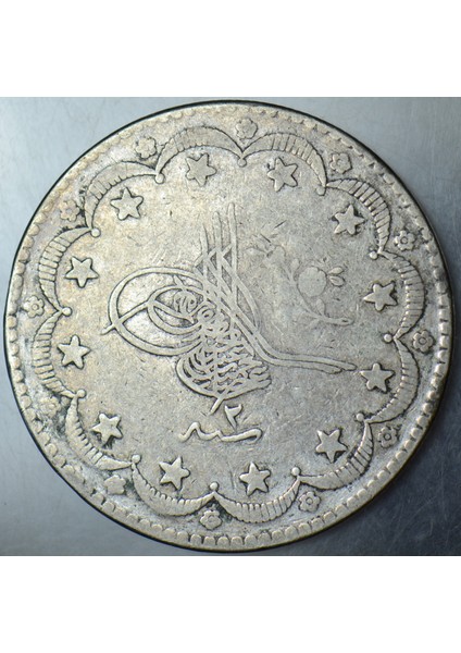 Iı. Abdülhamid Gümüş 20 Kuruş 1293-2 Osmanlı Imparatorluğu Mecidiye. 23,5 gr fiyatları