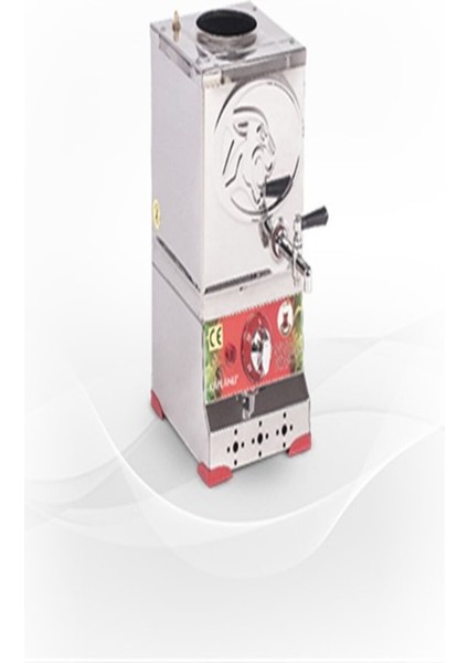 Bej Kaplanlı 8 Litrelik Tek Demlik Çay Makinesi, Şık ve Kullanışlı Tasarım