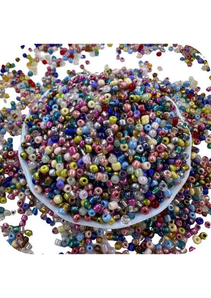 4 mm Premium Karışık Kum Boncuk 50 Gram - Takı, El Işi ve Hobi Için Uygun fiyatları