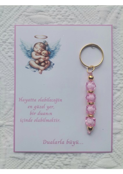 72 Adet Yeni Doğan Hastane ve 40 Mevlidi Bebek Mevlidi Dağıtmalık Pembe Anahtarlık Hediyelik fiyatları