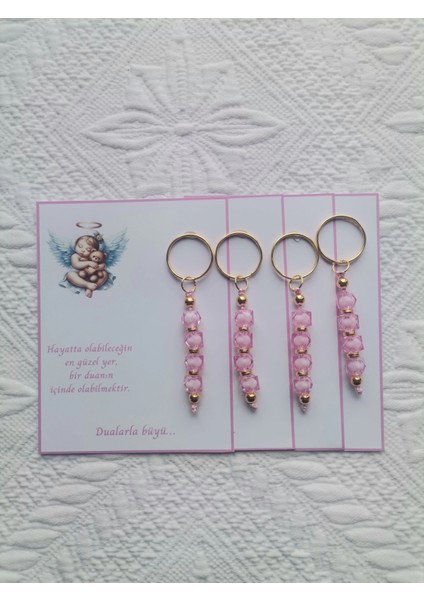 72 Adet Yeni Doğan Hastane ve 40 Mevlidi Bebek Mevlidi Dağıtmalık Pembe Anahtarlık Hediyelik indirimleri