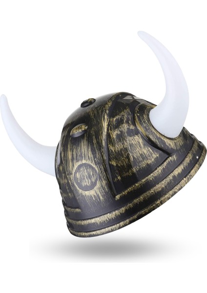 Büro Ev Ofis Etkinlik Gösteri Kostüm Miğferi Için Golden Viking Asteriks Başlığı