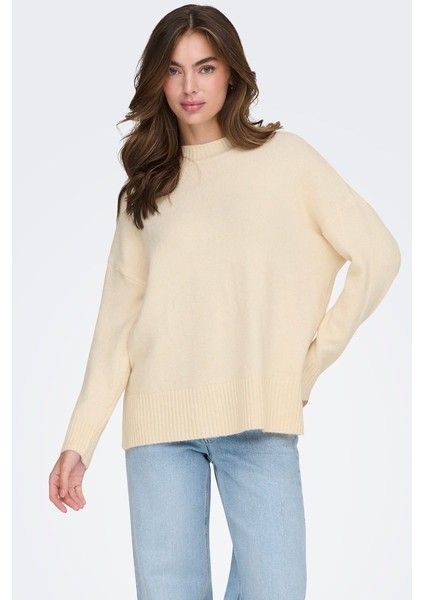 15352853 Onlhazel Ls Hıghneck Overs Pull Knt Noos