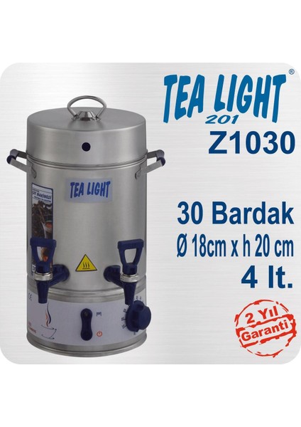 Gri 30 Brd 4 Litre Tealight Çay Makinesi, Pratik ve Şık Tasarım modelleri