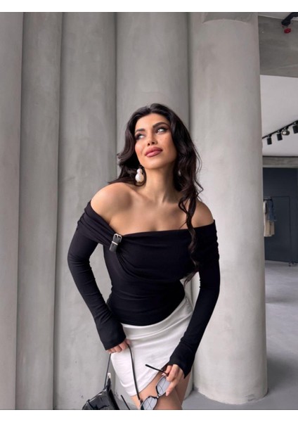Kemer Detaylı Ayarlabnilir Bluz