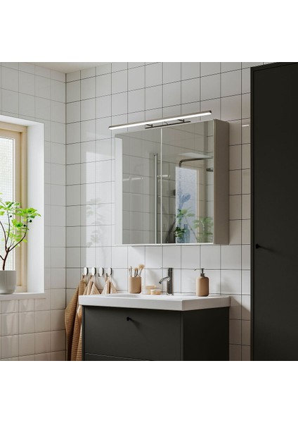 Led'li Dolap Aydınlatması, Krom Kaplama, 82 cm fiyatları