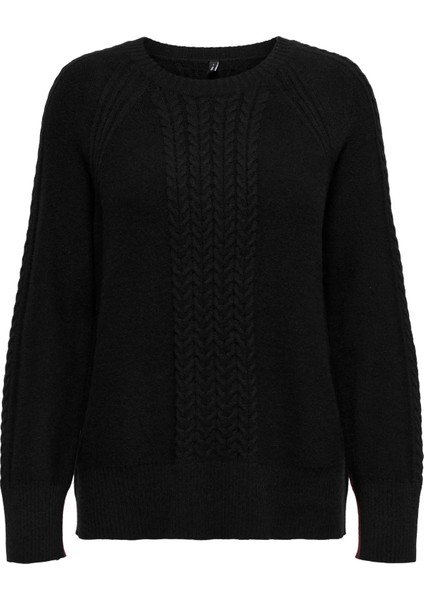 15351112 Onlkatıa Ls Cabel Ls O-Neck cc Knt