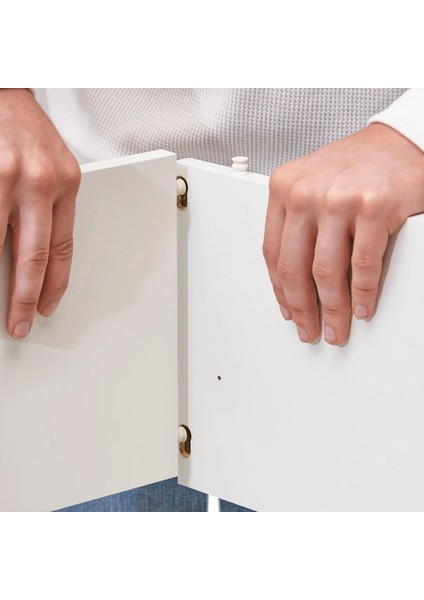 Vıhals Açık Dolap Beyaz 95 x 37 x 90 cm