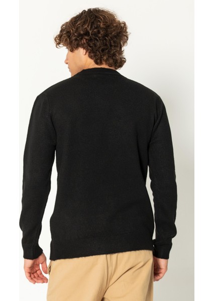 Erkek Kaşmir Dokulu Bisiklet Yaka Şık Triko Kazak modelleri