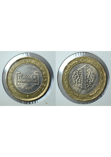 Türkçe Olimpiyatları 1 Lira 2012 Hatıra. Kapamada