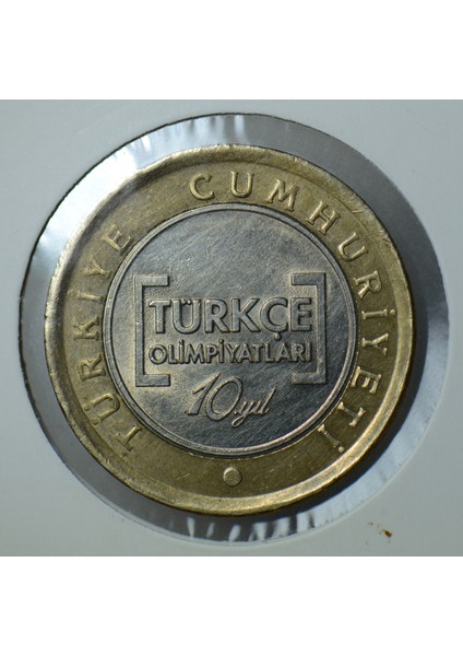 Türkçe Olimpiyatları 1 Lira 2012 Hatıra. Kapamada fiyatları