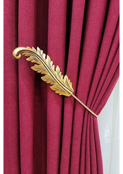 Fon Perde Toplayıcı Yaprak Renso 2 Adet 1sağ-1sol Eskiltmeli