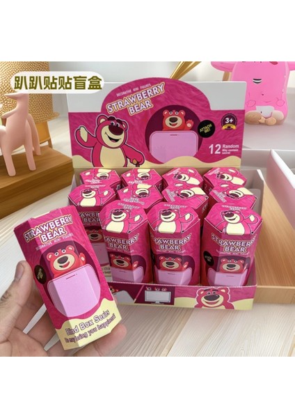 Sonny Angel Strawberry Serisi (Rastgele 1 Model Gönderilir) Yapışkanlı Pembe Lotsu Blind Kutu