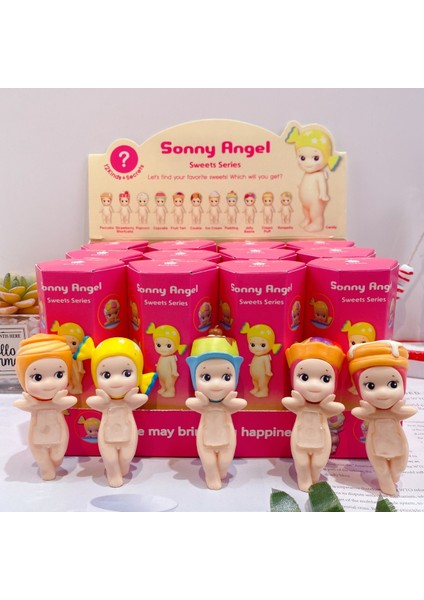 Sonny Angel Sweets Serisi (Rastgele 1 Model Gönderilir) Yapışkanlı Cıblak Kılıf Süsü Blind Kutu