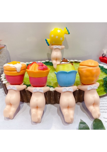 Sonny Angel Sweets Serisi (Rastgele 1 Model Gönderilir) Yapışkanlı Cıblak Kılıf Süsü Blind Kutu modelleri