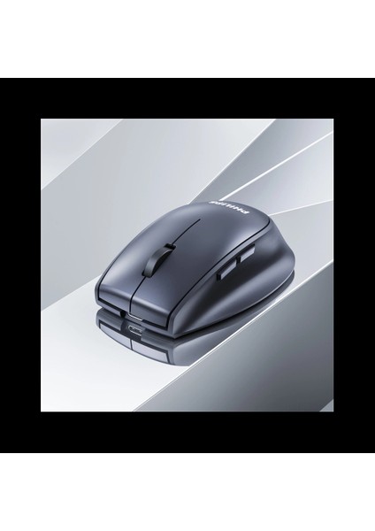 Phılıps SPK7627K, Gri, USB Nano 2,4gh ve Bluetooth Kablosuz, 1600DPI, Optic, 5 Tuşlu, Şarj Edilebilir, Mouse fiyatları