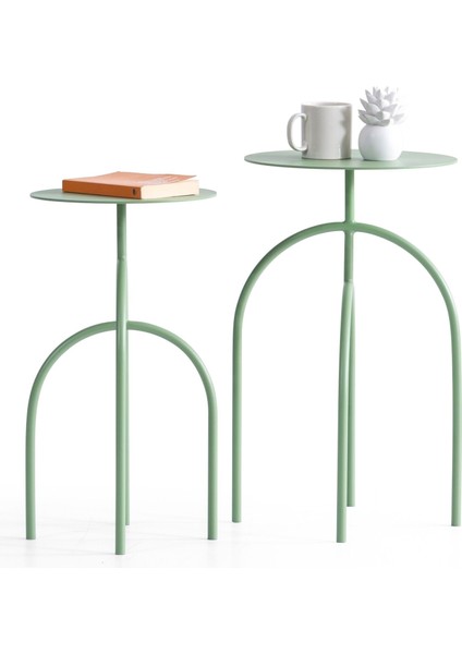 Vini İkili Metal Zigon Sehpa Seti fiyatları