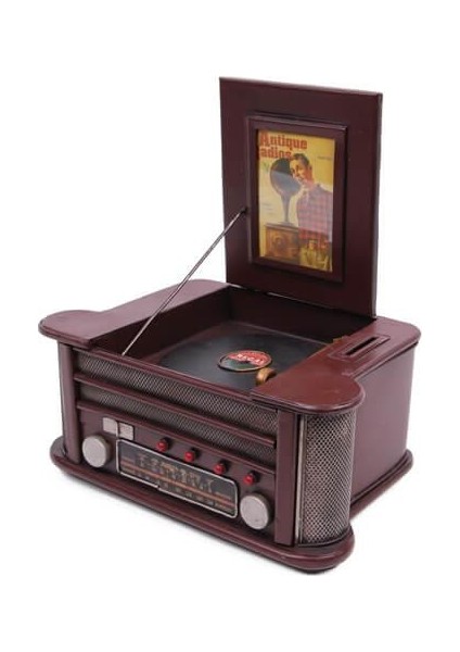 Dekoratif Metal Kumbara Çerçeveli Plakçalar Hediyelik (599599)