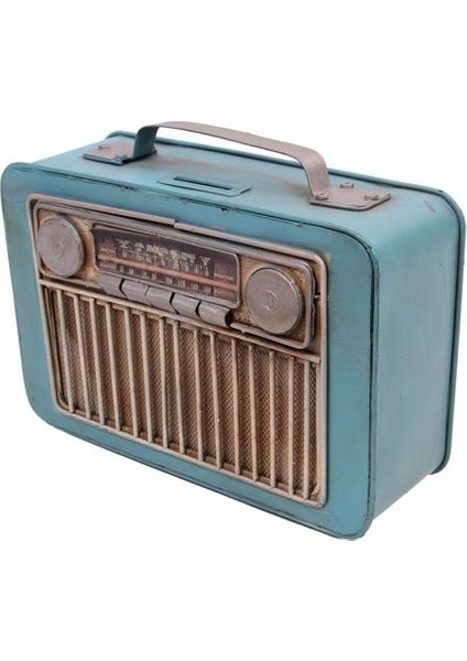 Dekoratif Metal Radyo Kumbaralı Hediyelik (599599)