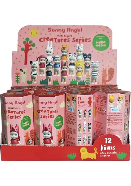 Sonny Angel Mini Figür Creature Serisi (Rastgele 1 Model Gönderilir) Tatlı Cıblak Bebek Blind Kutu fırsatları