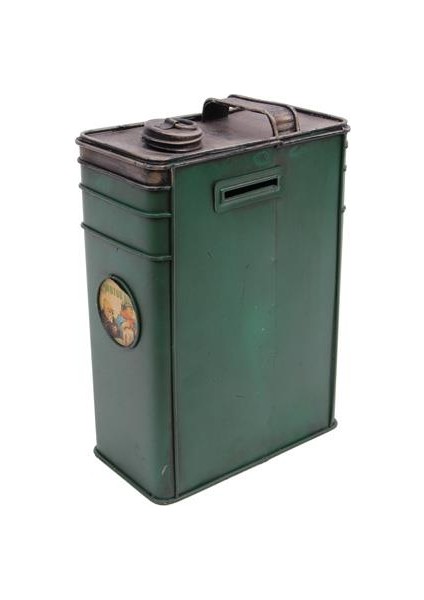Dekoratif Metal Yakıt Bidonu Kumbaralı Vintage Hediyelik (1180) (599599) fırsatları