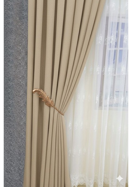 Fon Perde Toplayıcı Yaprak Renso 2 Adet 1sağ-1sol Eskiltmeli fiyatları