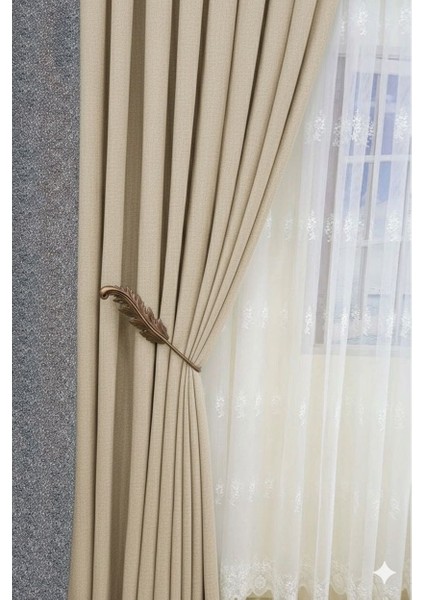 Fon Perde Toplayıcı Yaprak Renso 2 Adet 1sağ-1sol Eskiltmeli fiyatları